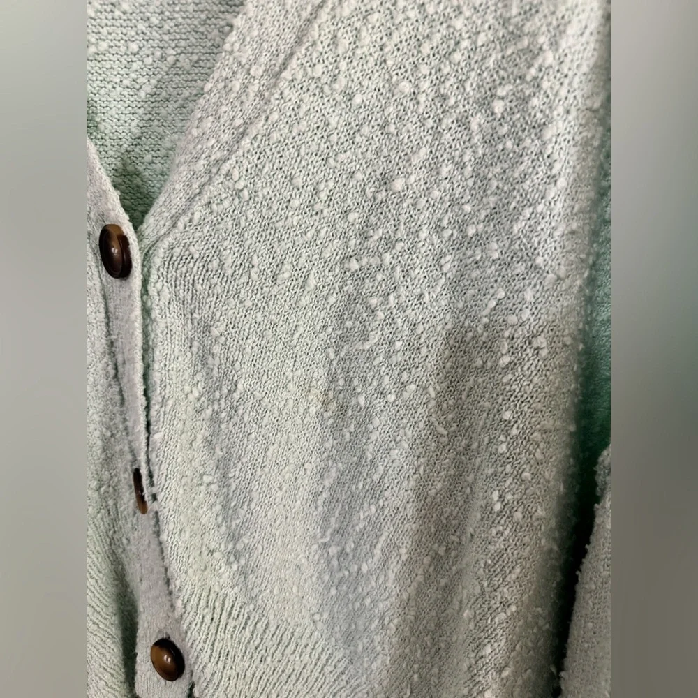 Free People Women’s ‘Found My Friend’ Mint Cardi Size Medium
